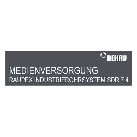 Rehau Klebeschild 