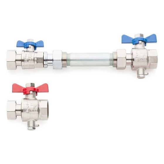 Rehau Wärmemengenzähler-Anbausatz horizontal