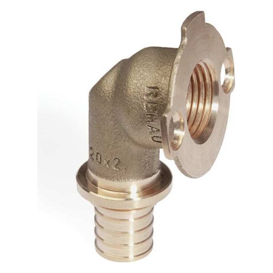 Rehau Flansch-Wandwinkel Rautitan RXplus 20mm, Rp 1/2