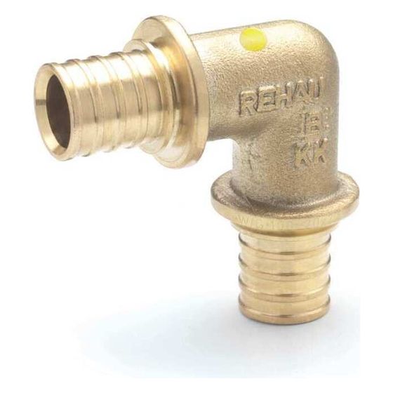Rehau Winkel Rautitan LX plusG, 40x40mm, 90 Grad, Messing