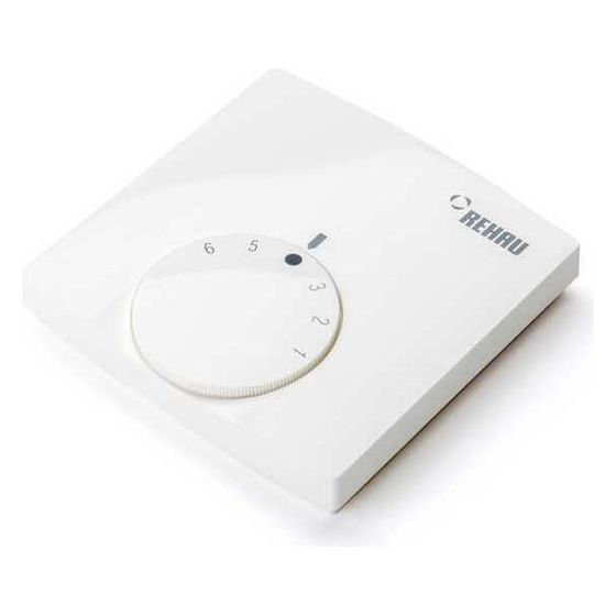 Rehau Temperaturregler E 230V, Skala 1-6, Weiß