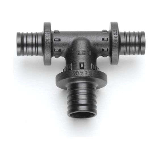 Rehau T-Stück Rautitan PX, mit Zentriernocken, 16x25x16mm