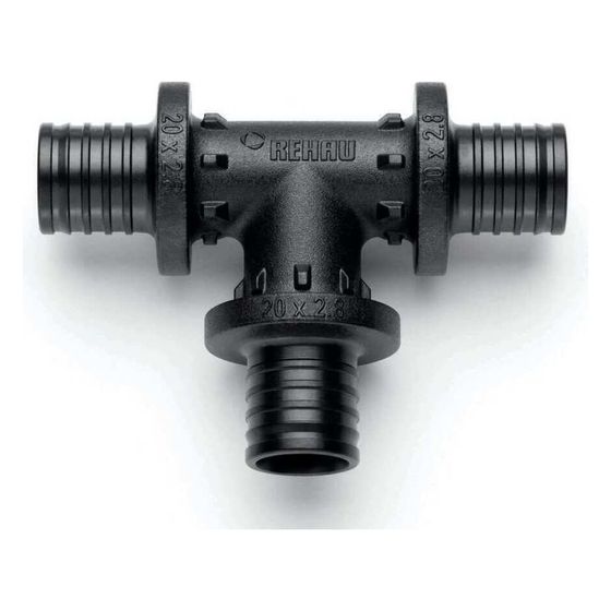 Rehau T-Stück Rautitan PX, mit Zentriernocken, 20x20x20mm