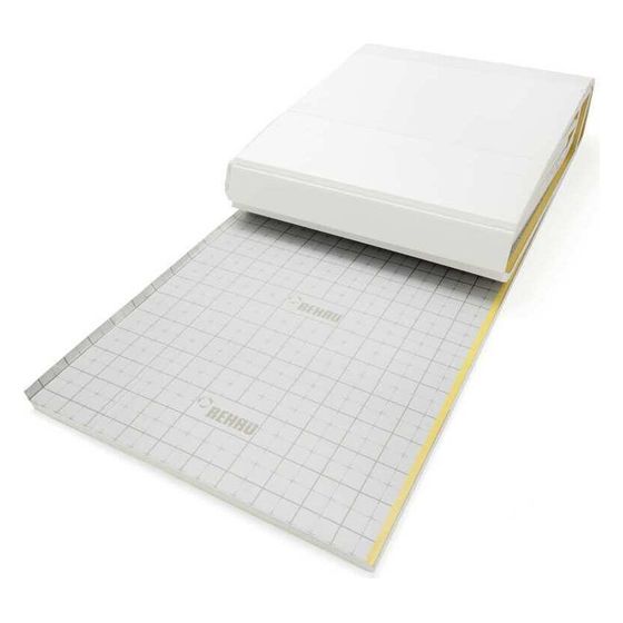 Rehau Tackerplatte WLG 40 20-2mm, EPS 040 DES sg, Nutzlast 5,0 kN/m2, Rollisolierung 12x1m
