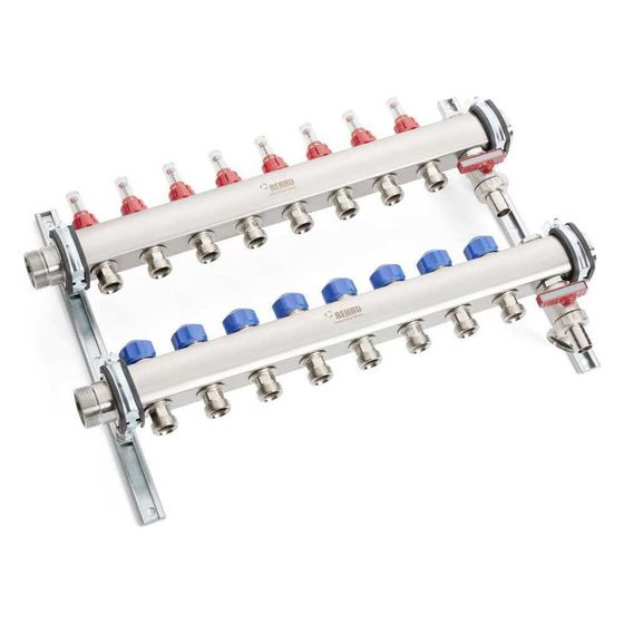 Rehau Rautherm Industrieverteiler IM-D S 32 Eurokonus, 12 Heizkreise