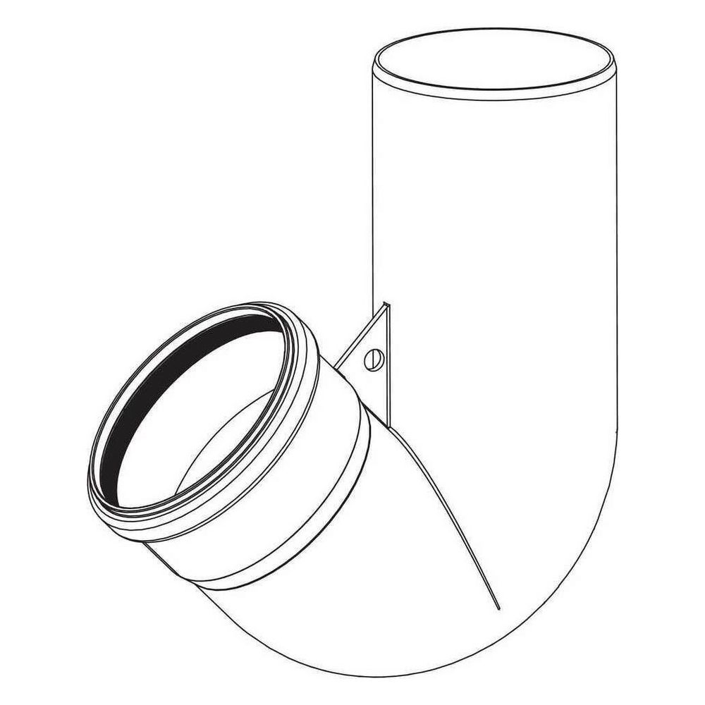 Rehau Raupiano Plus Umlüftungsbogen DN 110, 135 Grad... REHAU-11230391001 4007360440671 (Abb. 2)