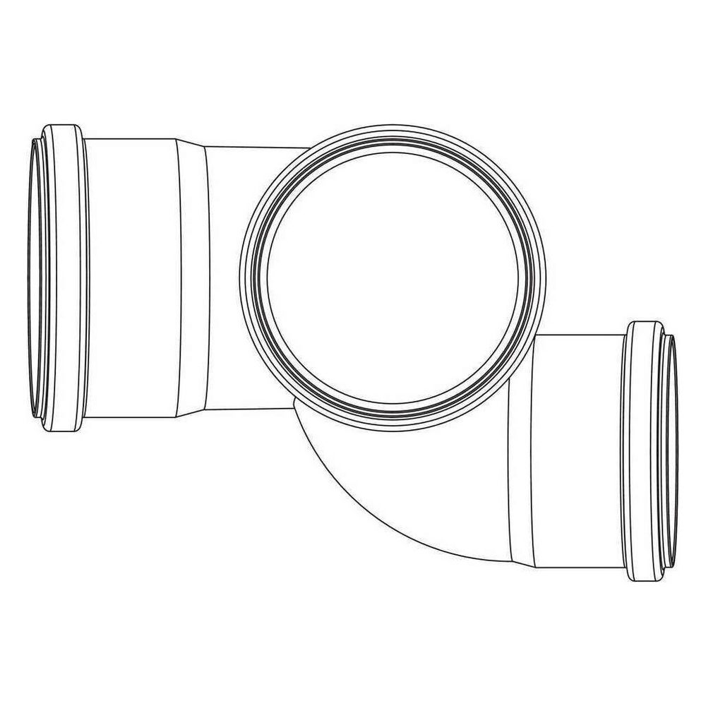 Rehau Raupiano Plus Schachtabzweig links DN 110/75/110, 87 Grad... REHAU-11237711001 4007360406585 (Abb. 6)