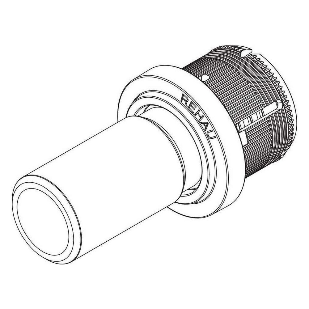 Rehau Pressübergang Fastloc RXplus 20 - P18, Rotguss, Schwarz... REHAU-13707441001 4067936345465 (Abb. 3)
