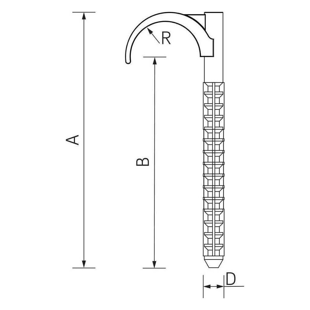 Rehau Dübelhaken für 1 Rohr, 12573781002... REHAU-12573781002 4007360032661 (Abb. 3)