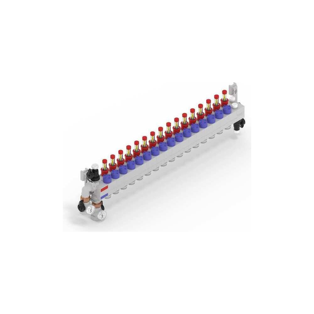 Rehau Rautherm Speed Verteiler HKV-D Polymer 16 Heizkreise, Konnektor 16... REHAU-14708401001 4061264884160 (Abb. 2)