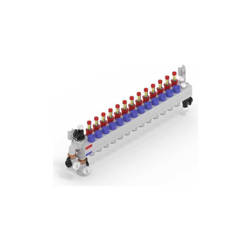 Rehau Rautherm Speed Verteiler HKV-D Polymer 13 Heizkreise, Konnektor 17... REHAU-14710101001 4061264884405 (Abb. 2)