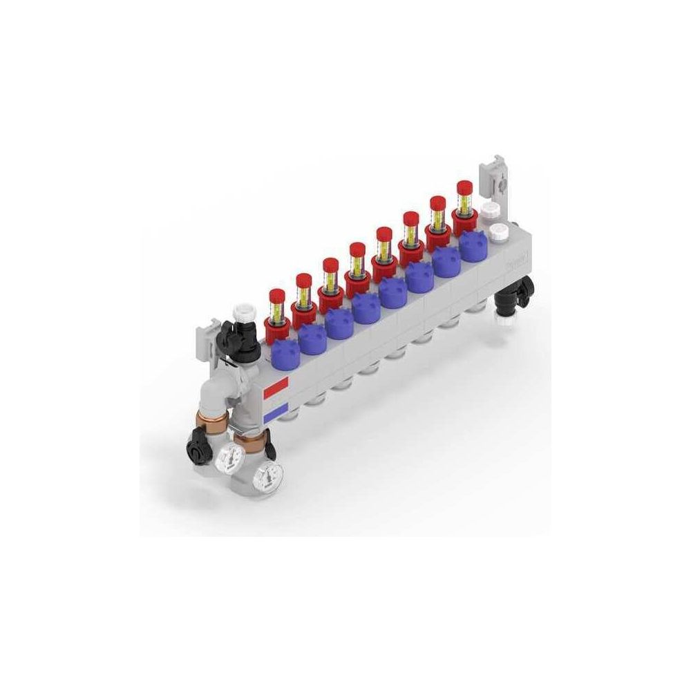 Rehau Rautherm Speed Verteiler HKV-D Polymer 8 Heizkreise, Konnektor 17... REHAU-14709601001 4061264884351 (Abb. 2)