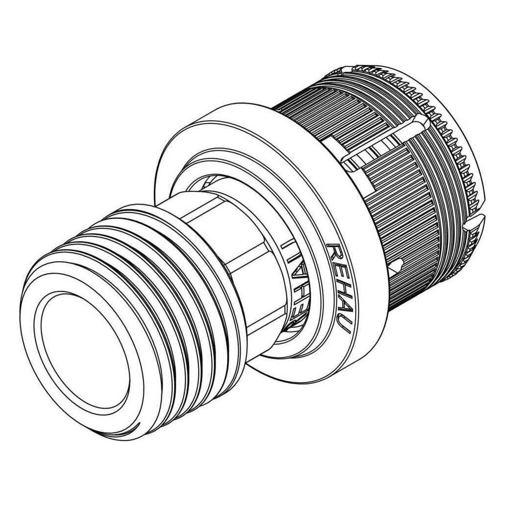 Rehau Übergang Fastloc RXplus, 32mm x R 1", Rotguss... REHAU-13706981001 4067936345359 (Abb. 2)