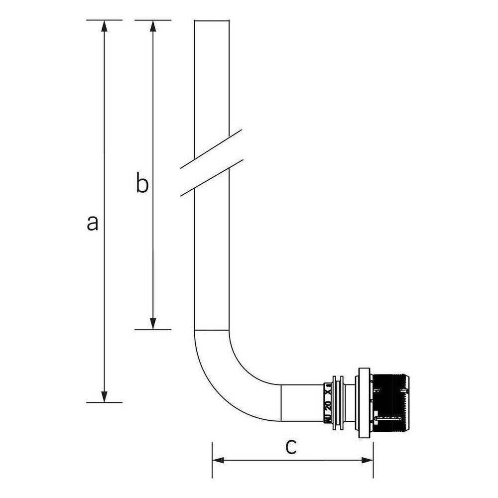 Rehau Heizkörper-Winkel-Anschlussgarnitur Fastloc 16/250mm... REHAU-13601281001 4064299604482 (Abb. 2)