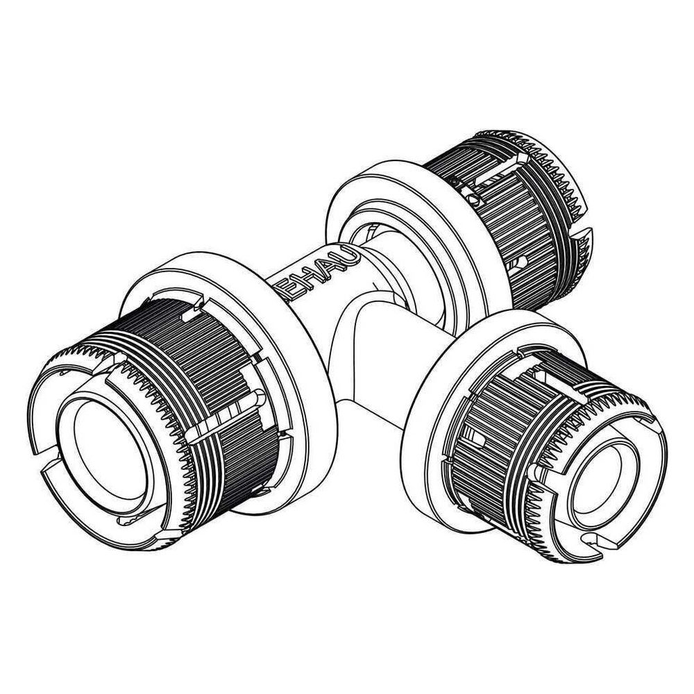 Rehau T-Stück Fastloc EXplus, Messing, 20x25x20mm... REHAU-13707781001 4067936344833 (Abb. 2)