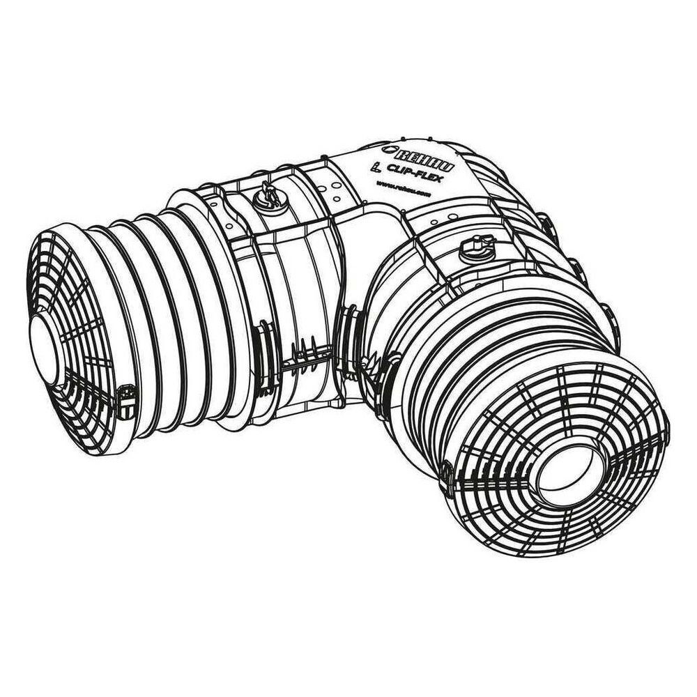 Rehau Clip-Flex L-Muffenset klein, 14505011001... REHAU-14505011001 4064299782654 (Abb. 5)