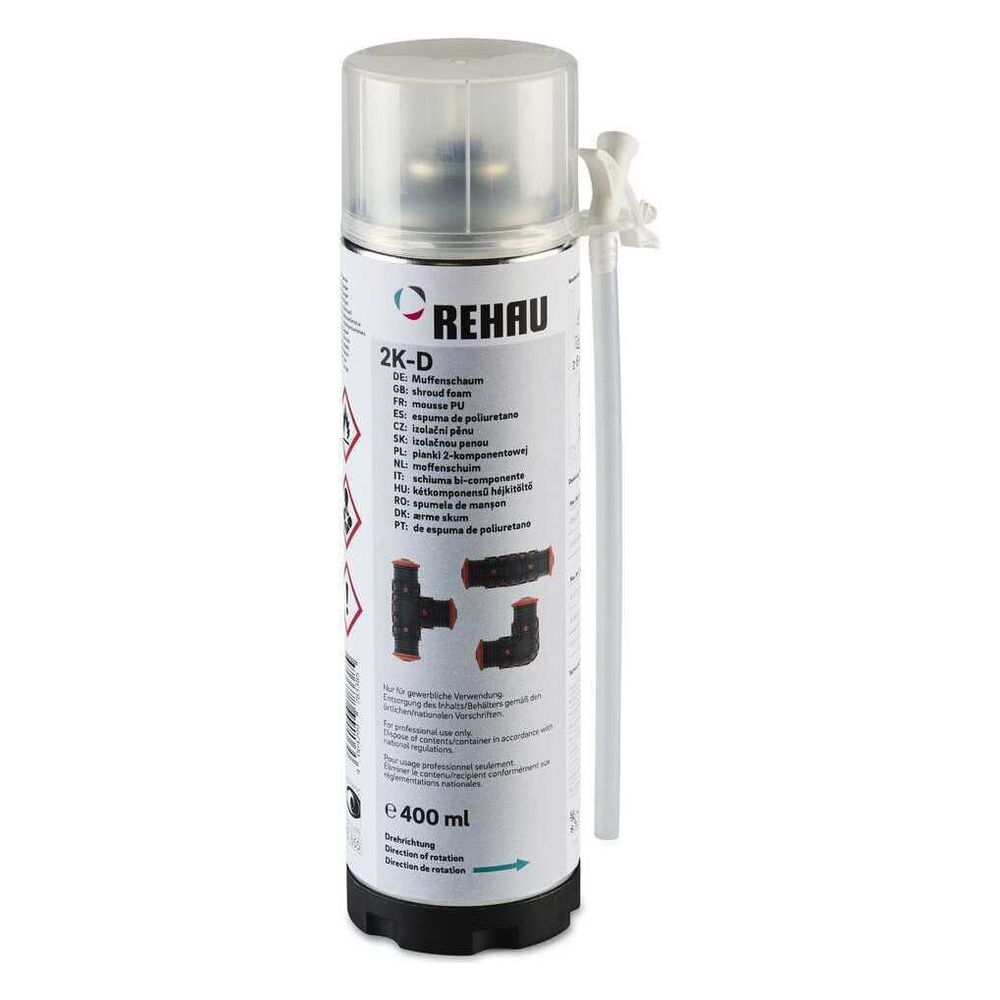 Rehau Muffenschaum 2K-D , 400ml Kombi-Dose... REHAU-14509011001 4064299783385 (Abb. 2)