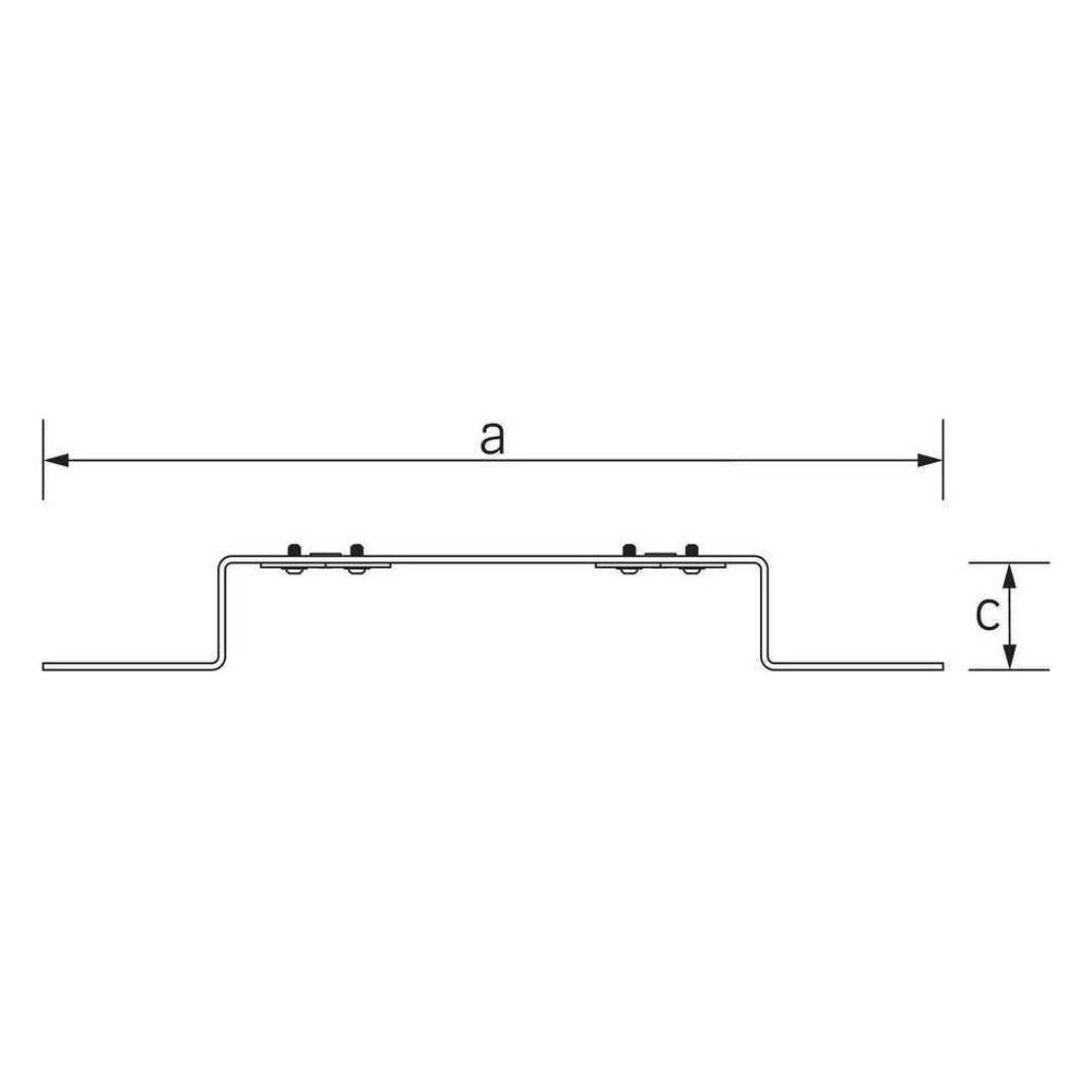 Rehau Halter O 75/150, Tiefe 48mm, inkl. 2 EPDM-Dämmscheiben und 4 Schrauben M5... REHAU-11055381008 4007360629434 (Abb. 5)