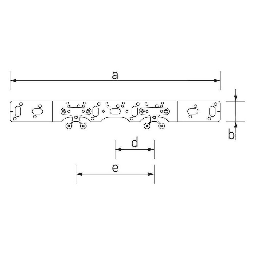 Rehau Halter O 75/150, Tiefe 48mm, inkl. 2 EPDM-Dämmscheiben und 4 Schrauben M5... REHAU-11055381008 4007360629434 (Abb. 6)