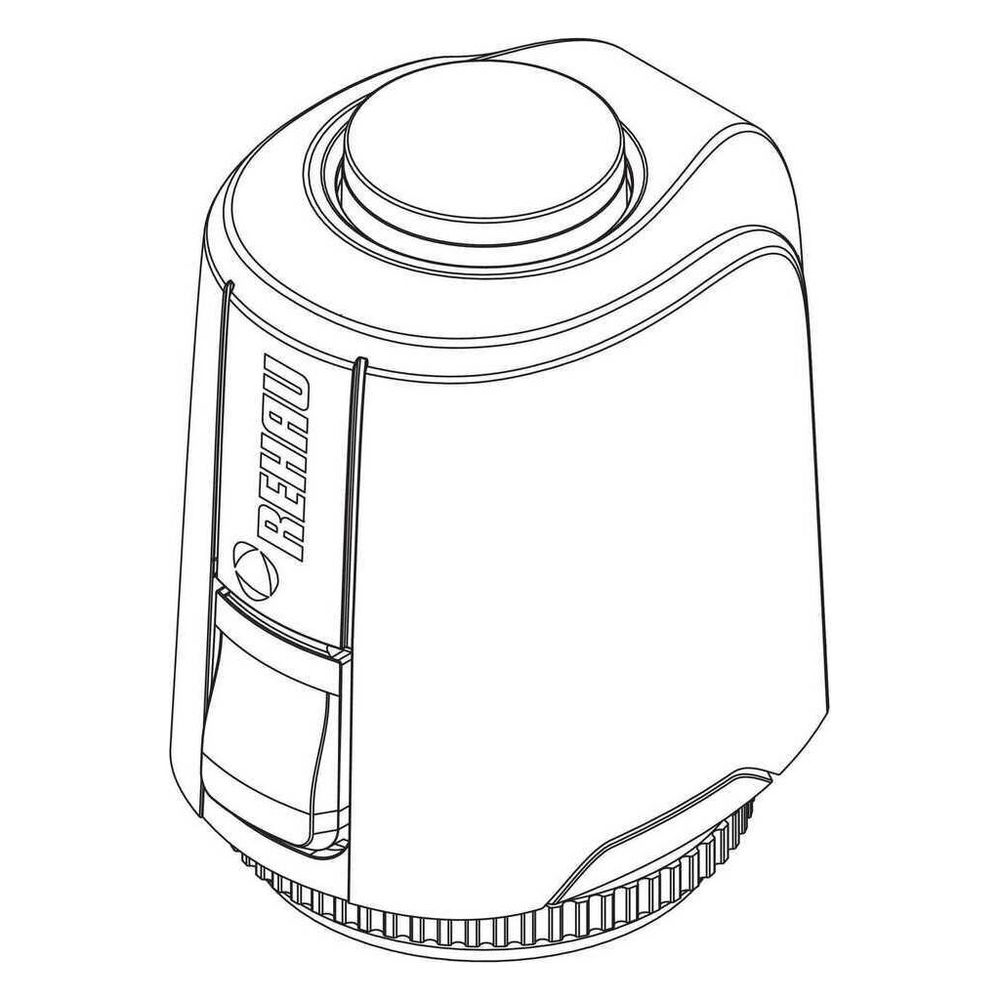 Rehau Stellantrieb UNI 24V, thermischer Zweipunkt-Antrieb für Regulierventile oder T... REHAU-13992761001 4067936343911 (Abb. 2)