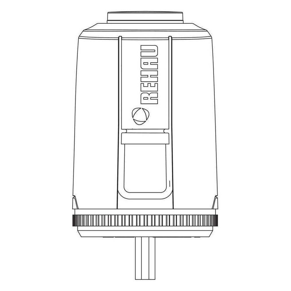 Rehau Stellantrieb UNI 24V, thermischer Zweipunkt-Antrieb für Regulierventile oder T... REHAU-13992761001 4067936343911 (Abb. 3)