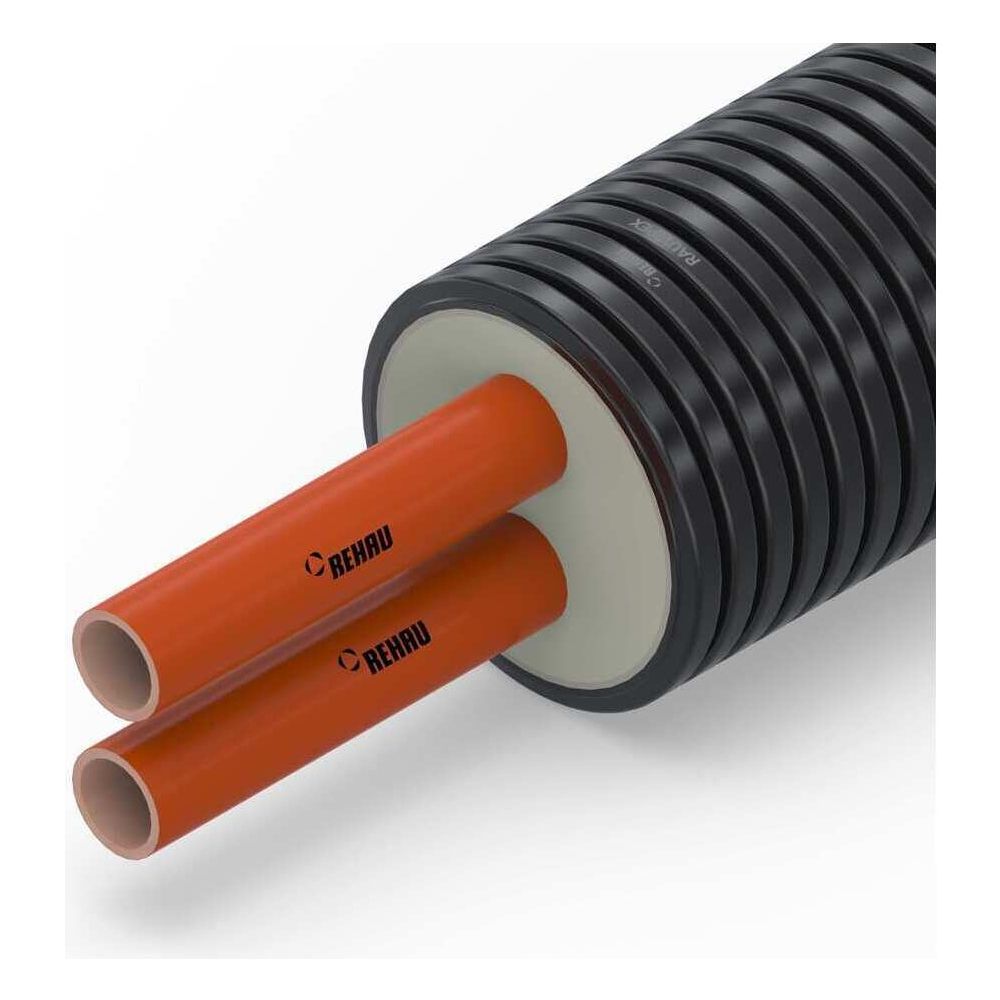 Rehau Rauvipex DUO Rohr, SDR 11, 63 und 63x200mm, bis max. 95 Grad C gleitend und 6 ... REHAU-14410331001 4067936760893 (Abb. 2)