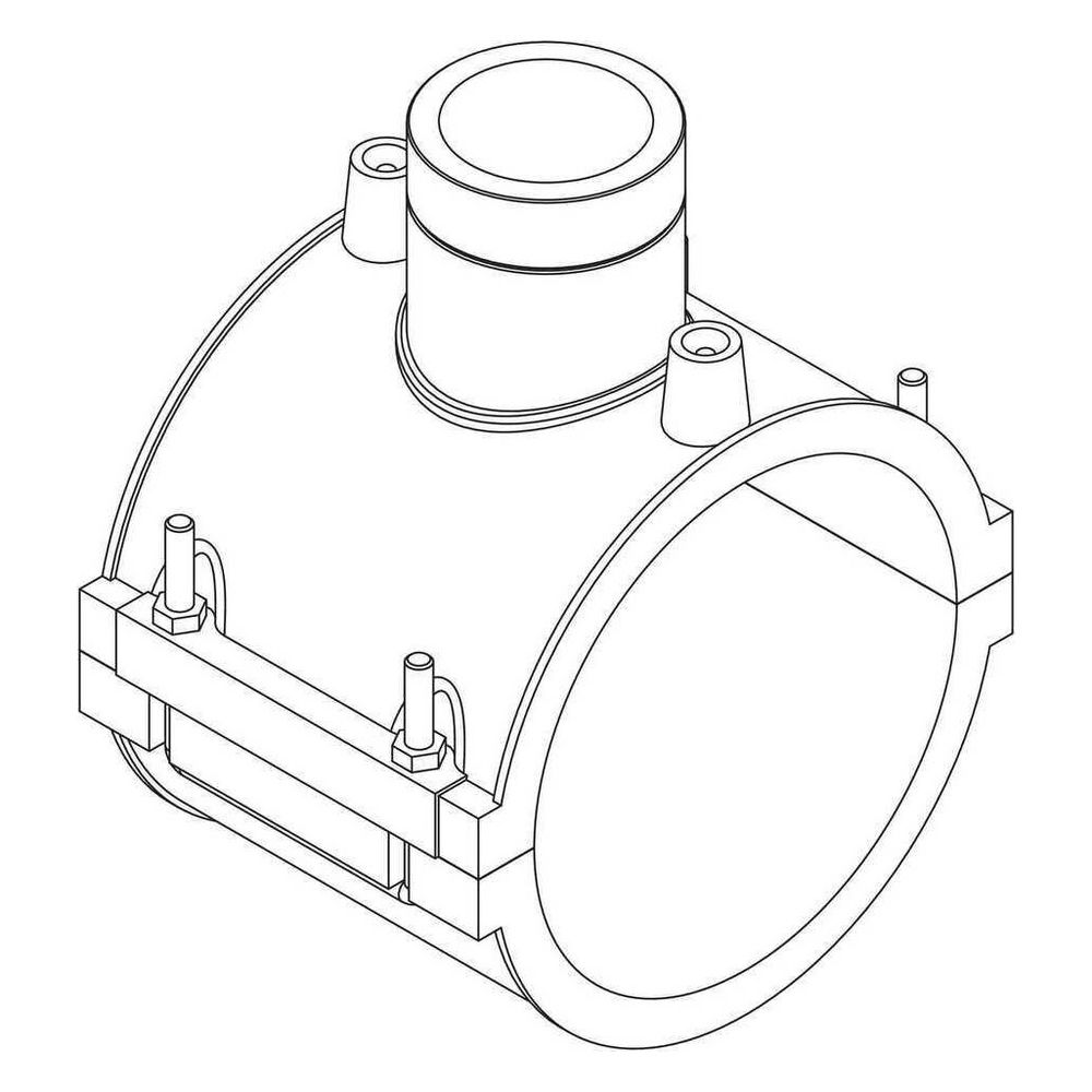 Rehau Smartfuse Gewindeschelle mit Innengewinde Messing 160mm, Rp 1 1/2" PE 100, Sch... REHAU-14848071001 4064299780988 (Abb. 2)