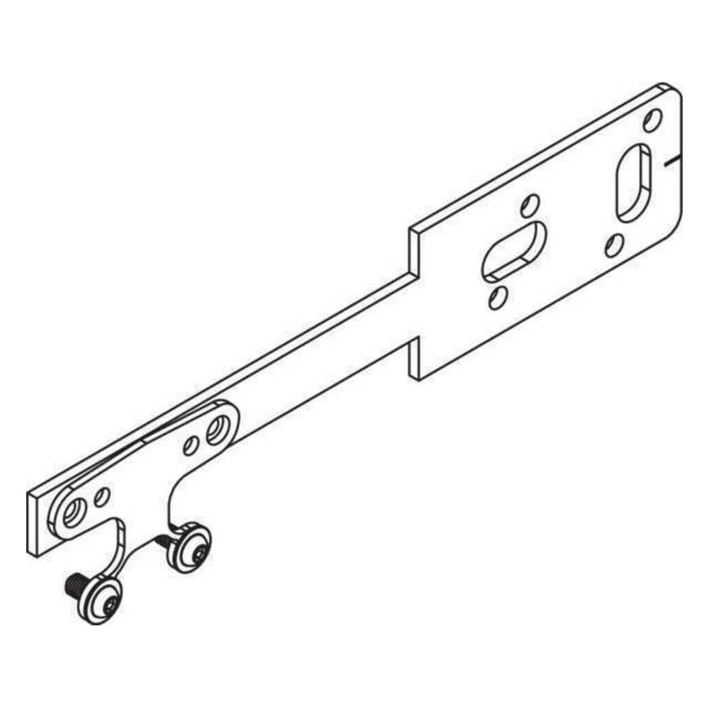 Rehau Halter UA, für Unterputzmontage, inkl. EPDM-Dämmscheibe und 2 Schrauben M5... REHAU-11055371008 4007360629427 (Abb. 2)