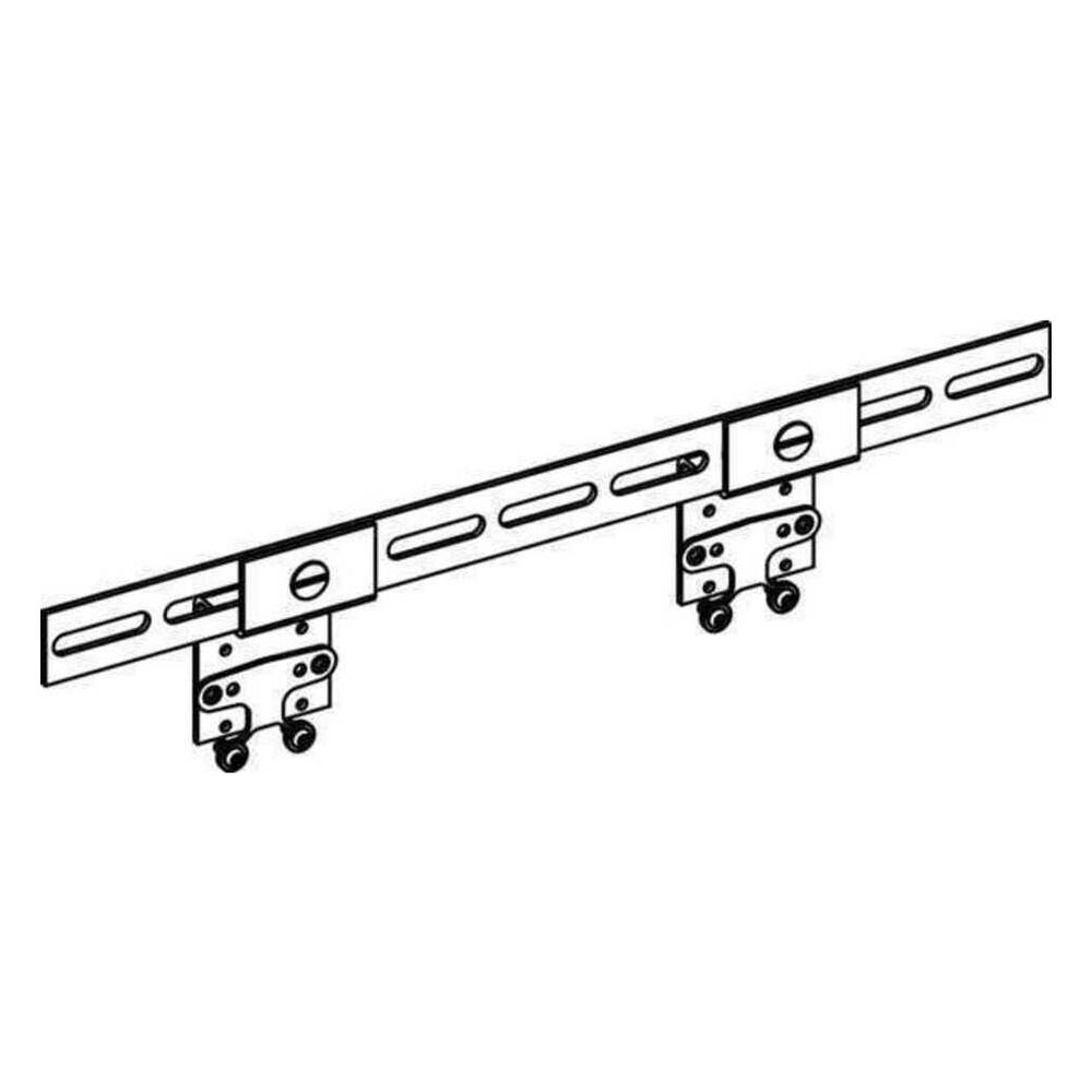 Rehau Halter D, für Doppelanschluss, inkl. 2 EPDM-Dämmscheiben und 4 Schrauben M5... REHAU-11055341008 4007360628598 (Abb. 2)