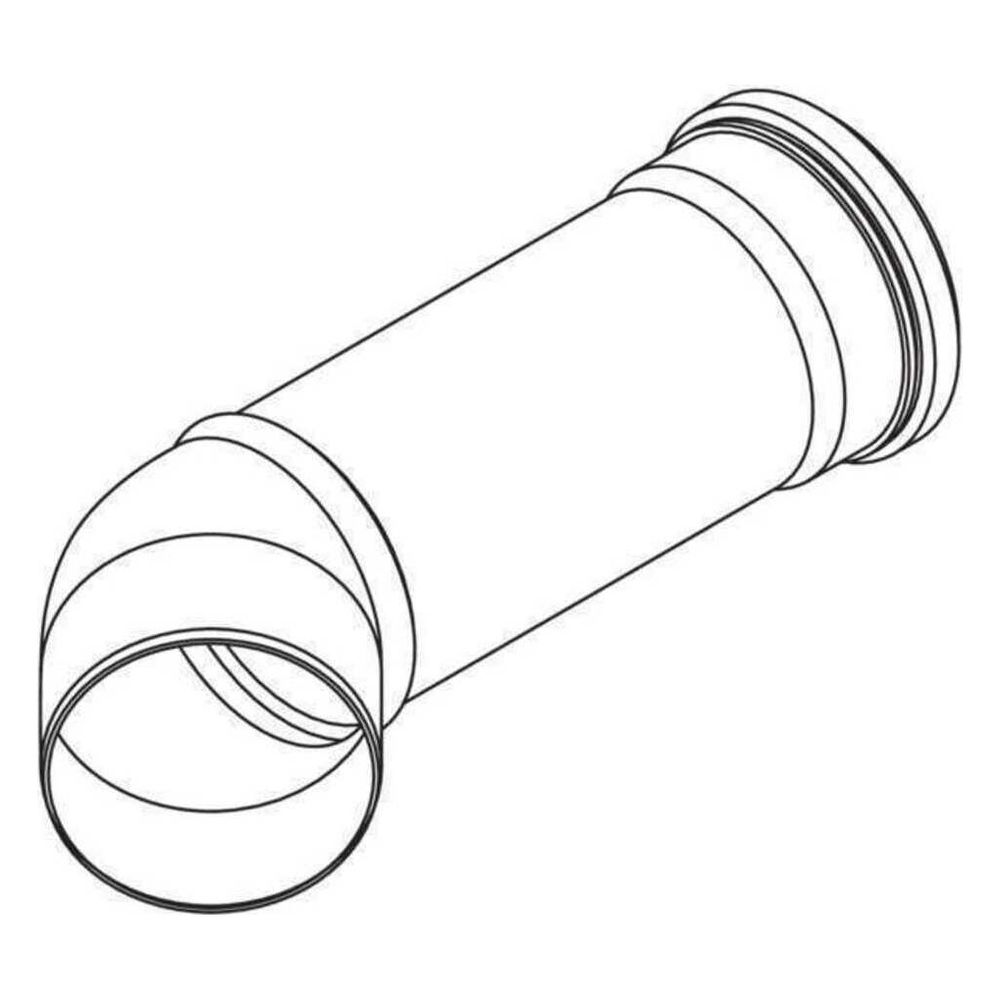 Rehau Raupiano Plus Umlenkungsbogen Umlenkung DN 75, 45 Grad... REHAU-11230561002 4007360584320 (Abb. 2)