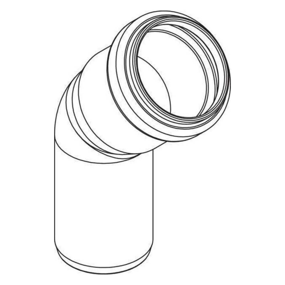 Rehau Raupiano Plus Bogen DN 32, 45 Grad, RAU-PP... REHAU-11326041001 4059757620005 (Abb. 2)