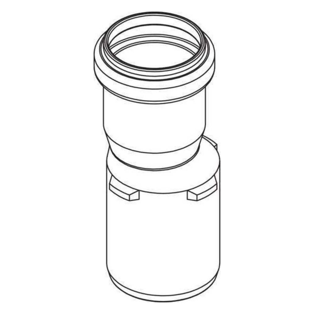 Rehau Raupiano Plus Übergangsrohr DN 40/32... REHAU-11326101001 4059757620036 (Abb. 2)
