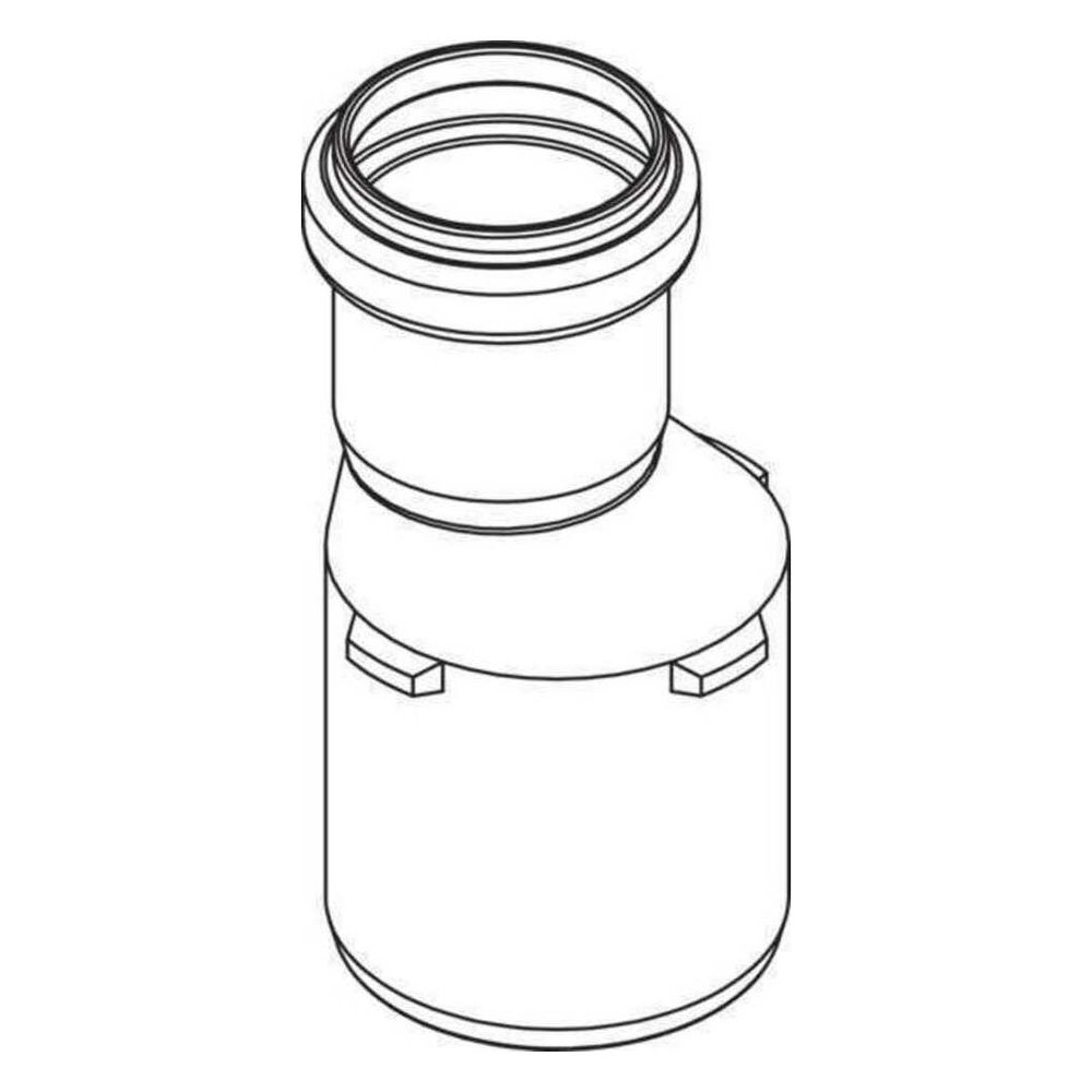 Rehau Raupiano Plus Übergangsrohr DN 50/32... REHAU-11326131001 4059757620043 (Abb. 2)
