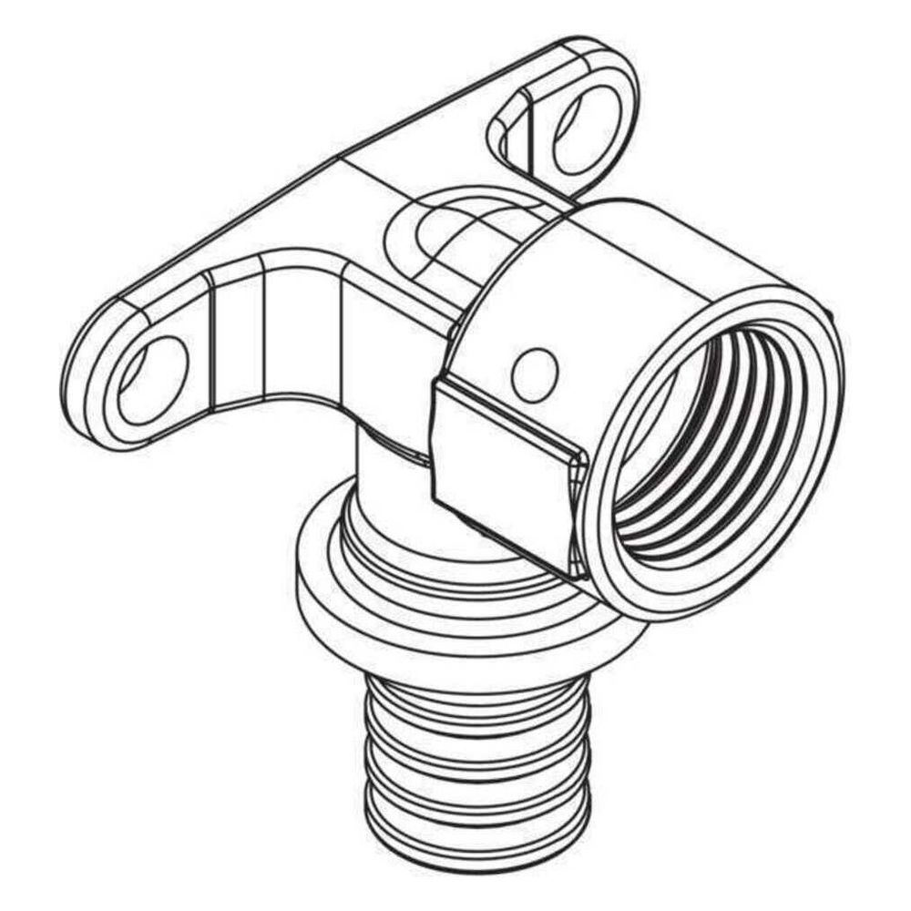 Rehau Wandwinkel SDR 11 LX, 25mm x Rp 3/4", kurz, Messing... REHAU-11691191008 4007360633226 (Abb. 2)