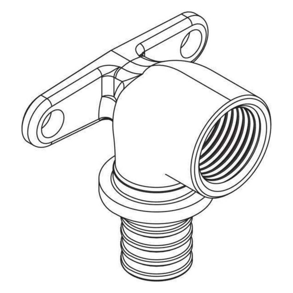 Rehau Wandwinkel Rautitan RXplus, 20mm x Rp 1/2", kurz, Rotguss... REHAU-14563591001 4061264397738 (Abb. 2)