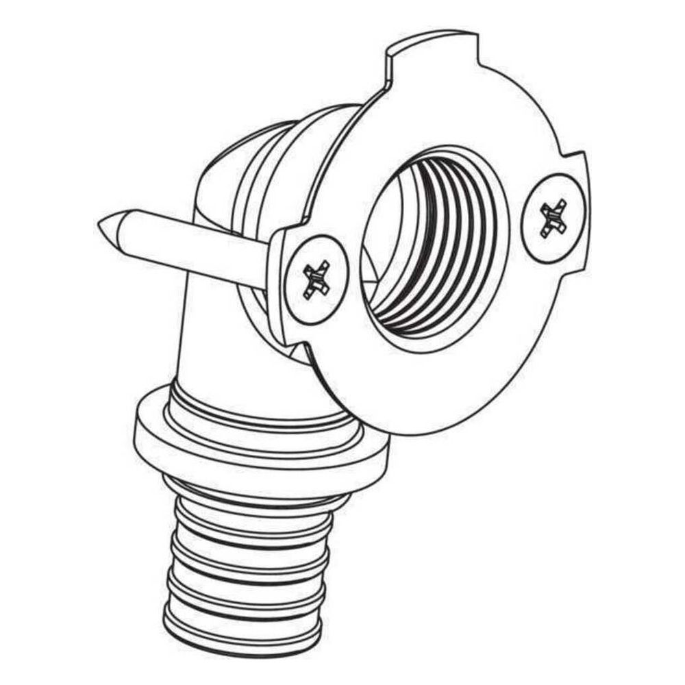 Rehau Flansch-Wandwinkel Rautitan RXplus 16mm, Rp 1/2"... REHAU-14563811001 4061264397950 (Abb. 2)