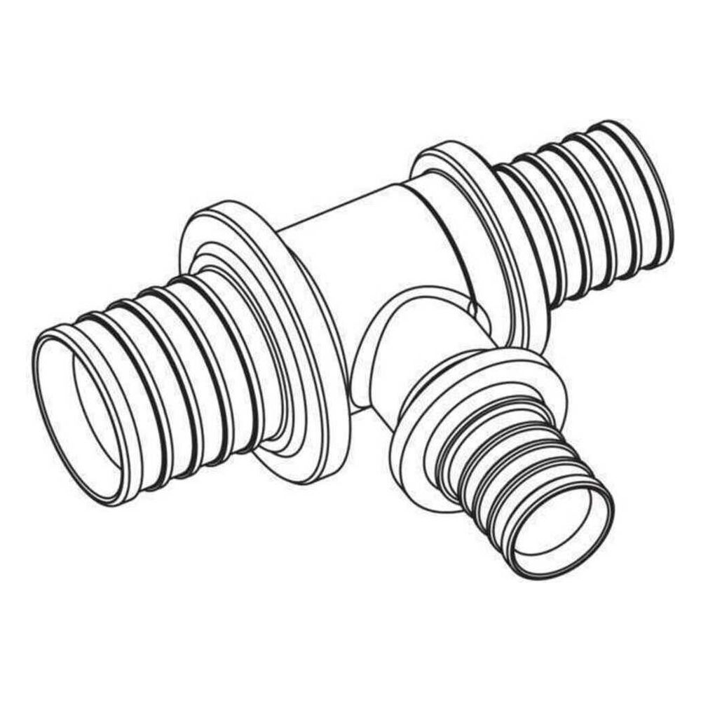 Rehau T-Stück, SDR 11 RX, 75x50x63mm, Rotguss... REHAU-12219381001 4007360258672 (Abb. 2)