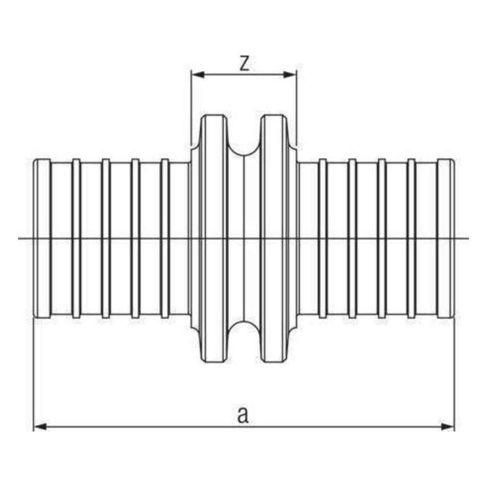 Rehau Kupplung Rautitan RXplus stabil 50x50mm... REHAU-14600511001 4062178676094 (Abb. 3)