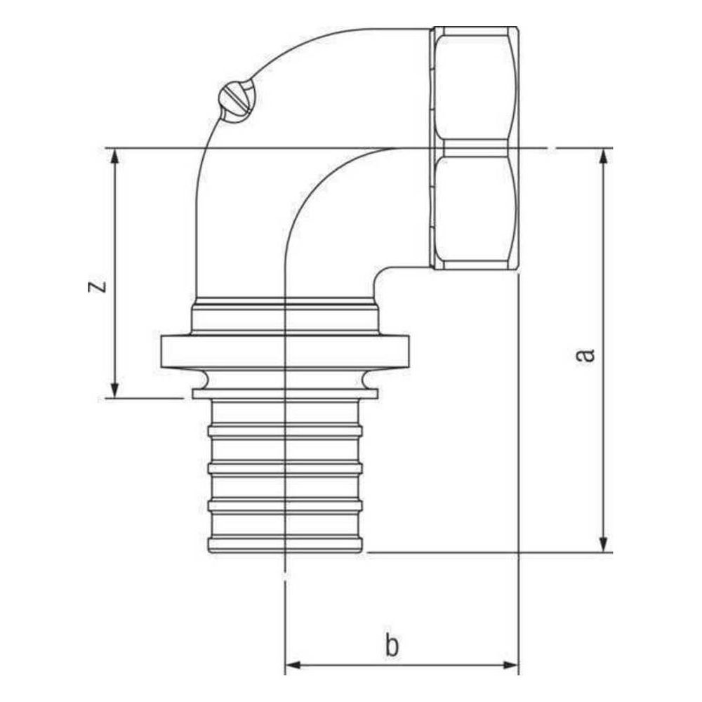 Rehau Winkelübergang Rautitan RXplus stabil, 63mm x Rp 2", Rotguss... REHAU-14600421001 4062178755522 (Abb. 3)