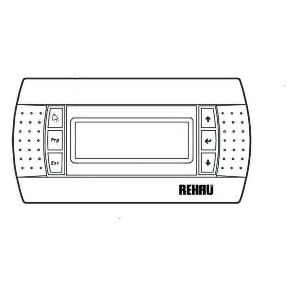 Rehau Display D-HC, Schutzart IP 40, Abmessung 156x82x31mm... REHAU-12279971001 4007360323554 (Abb. 2)