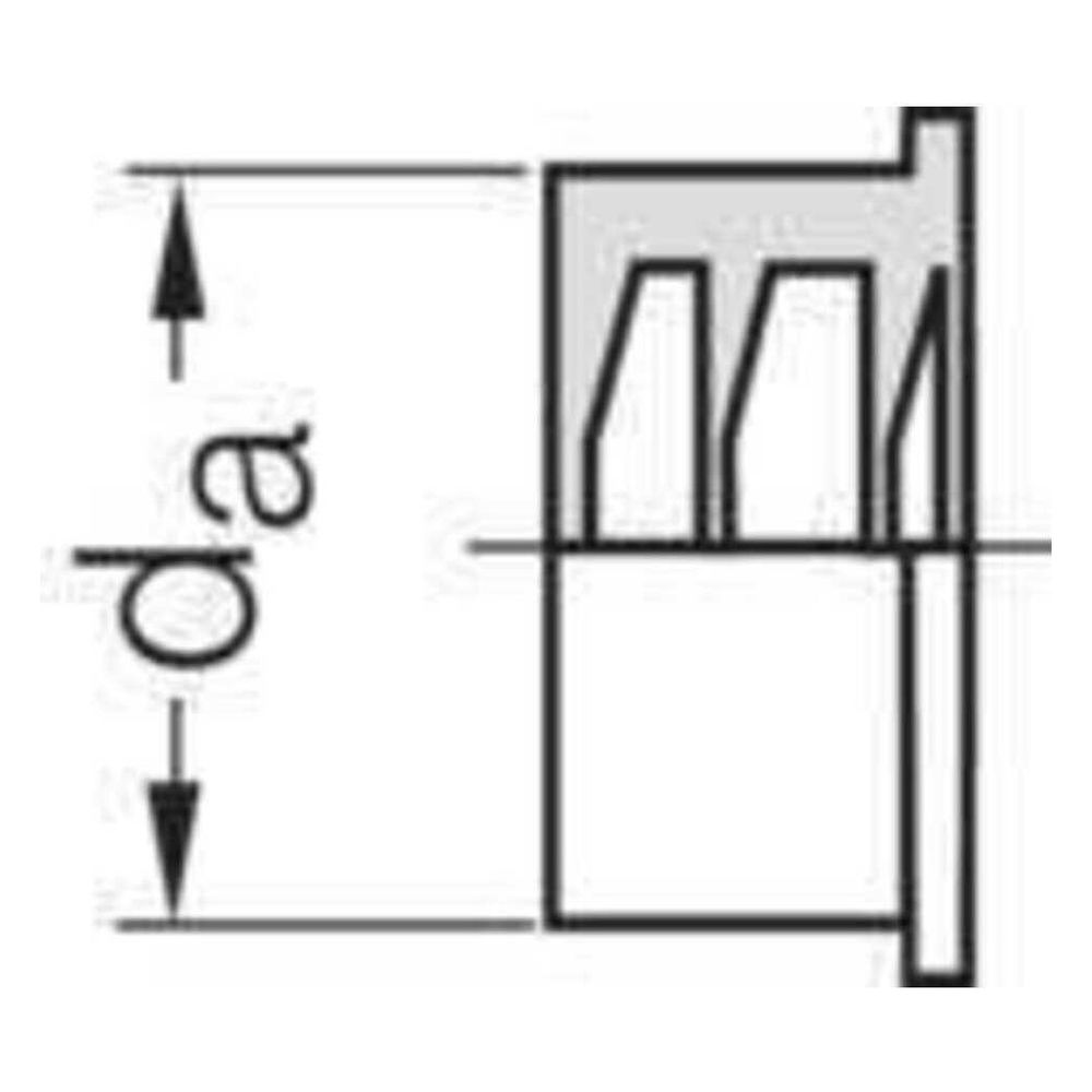 Rehau Gumminippel DN 50/50, Anschlussbereich 47-50mm, für Anschlussstück und Siphonw... REHAU-11219131003 4007360013622 (Abb. 2)