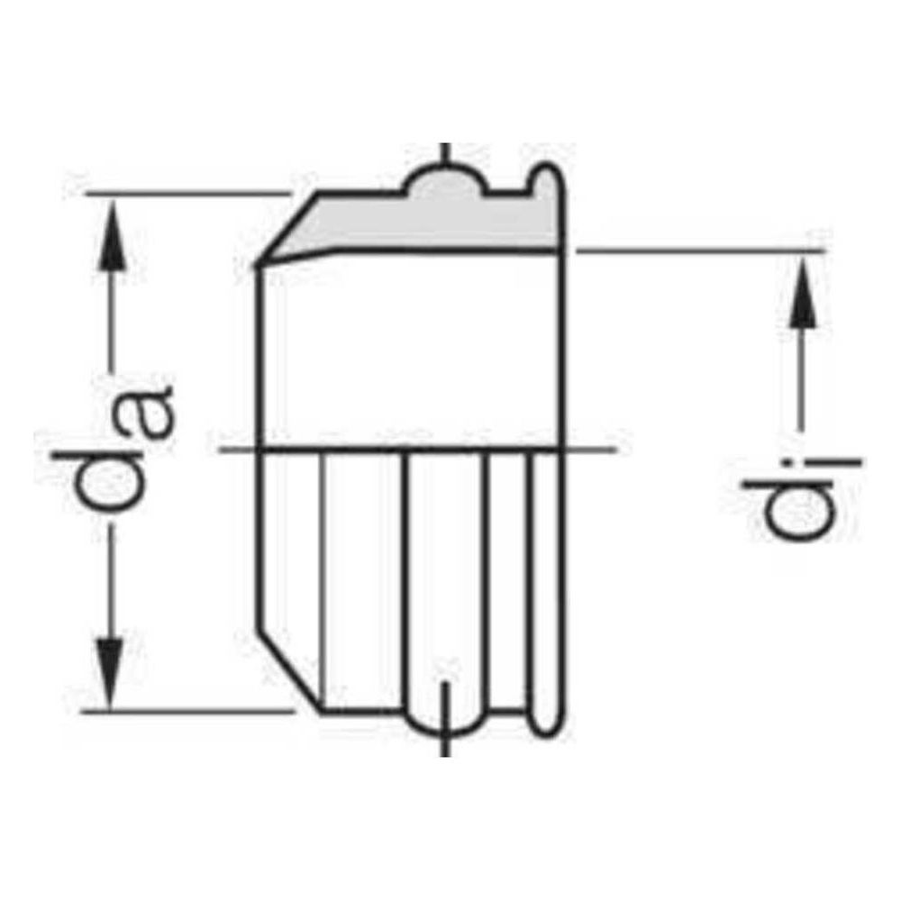Rehau Gumminippel mit Sickenwulst DN 50/40... REHAU-11229431003 4007360445669 (Abb. 2)