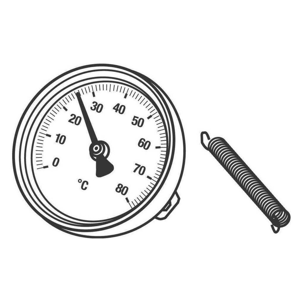 Rehau Anlegethermometer 0-80 Grad C, 12507471002... REHAU-12507471002 4007360033545 (Abb. 2)