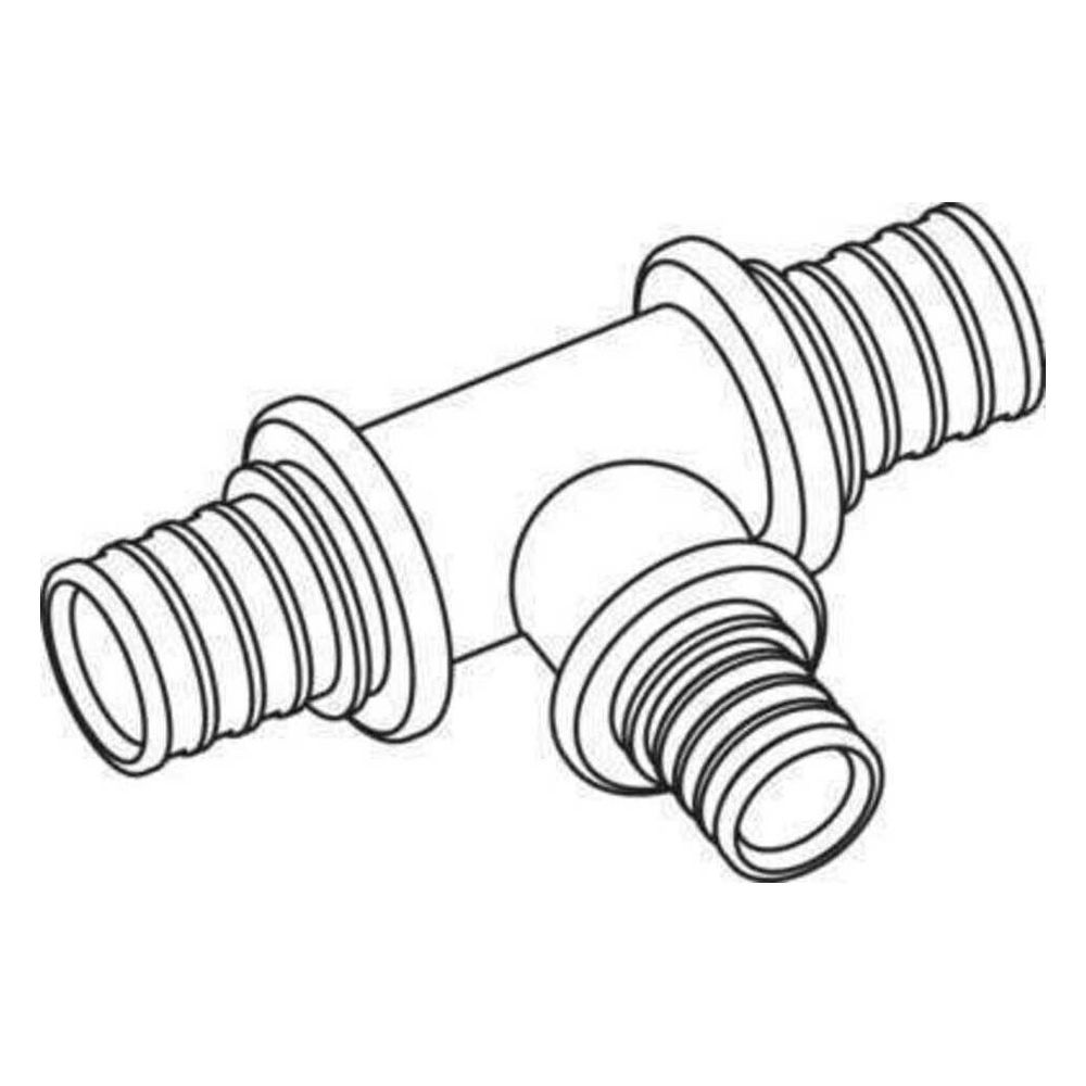 Rehau T-Stück SDR 11 LX, 25x20x25mm, Messing... REHAU-11690531001 4007360456474 (Abb. 3)