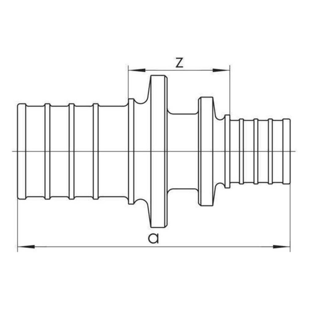 Rehau Kupplung reduziert SDR 11 RX 110x90mm... REHAU-12676611001 4007360113988 (Abb. 2)