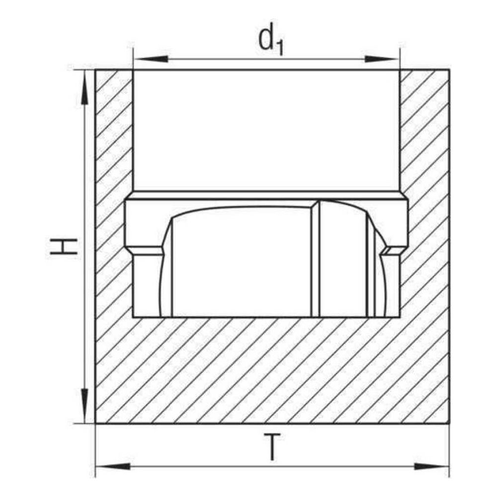 Rehau 2-fach-Verteiler, mit Innengewinde, 90 Grad, Rp 1 1/2" x Rp 1"... REHAU-13045731001 4007360479138 (Abb. 3)