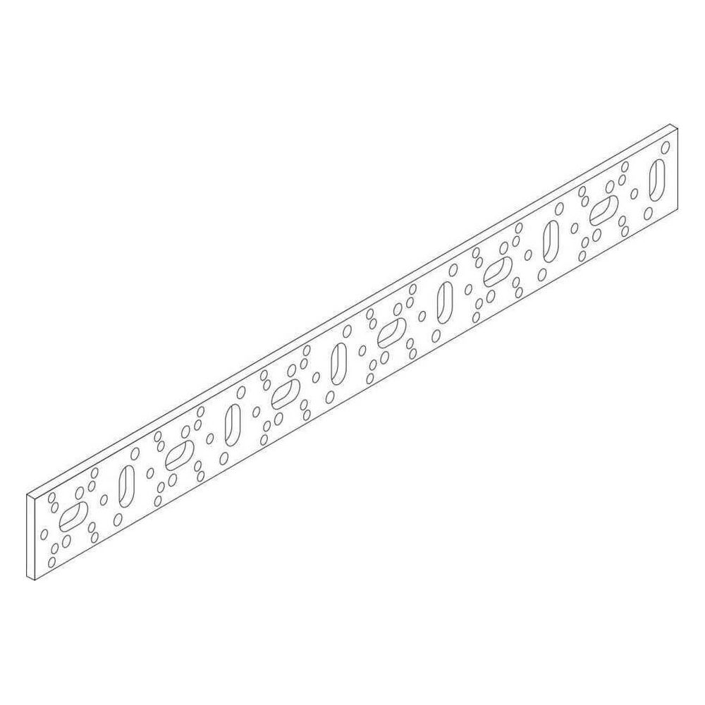 Rehau Montageschiene mit Universallochbohrung, Länge 2m, verzinkt... REHAU-11056231008 4007360629397 (Abb. 3)