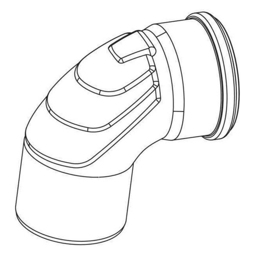 Rehau Raupiano Plus Langer Bogen DN 110, 87,5 Grad, wandverstärkt... REHAU-11002591001 4007360482848 (Abb. 2)