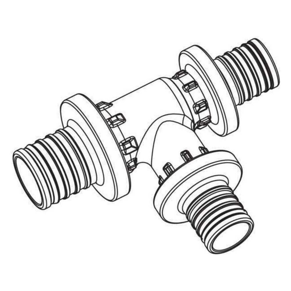 Rehau T-Stück Rautitan PX, mit Zentriernocken, 20x16x16mm... REHAU-11600811001 4007360375881 (Abb. 2)