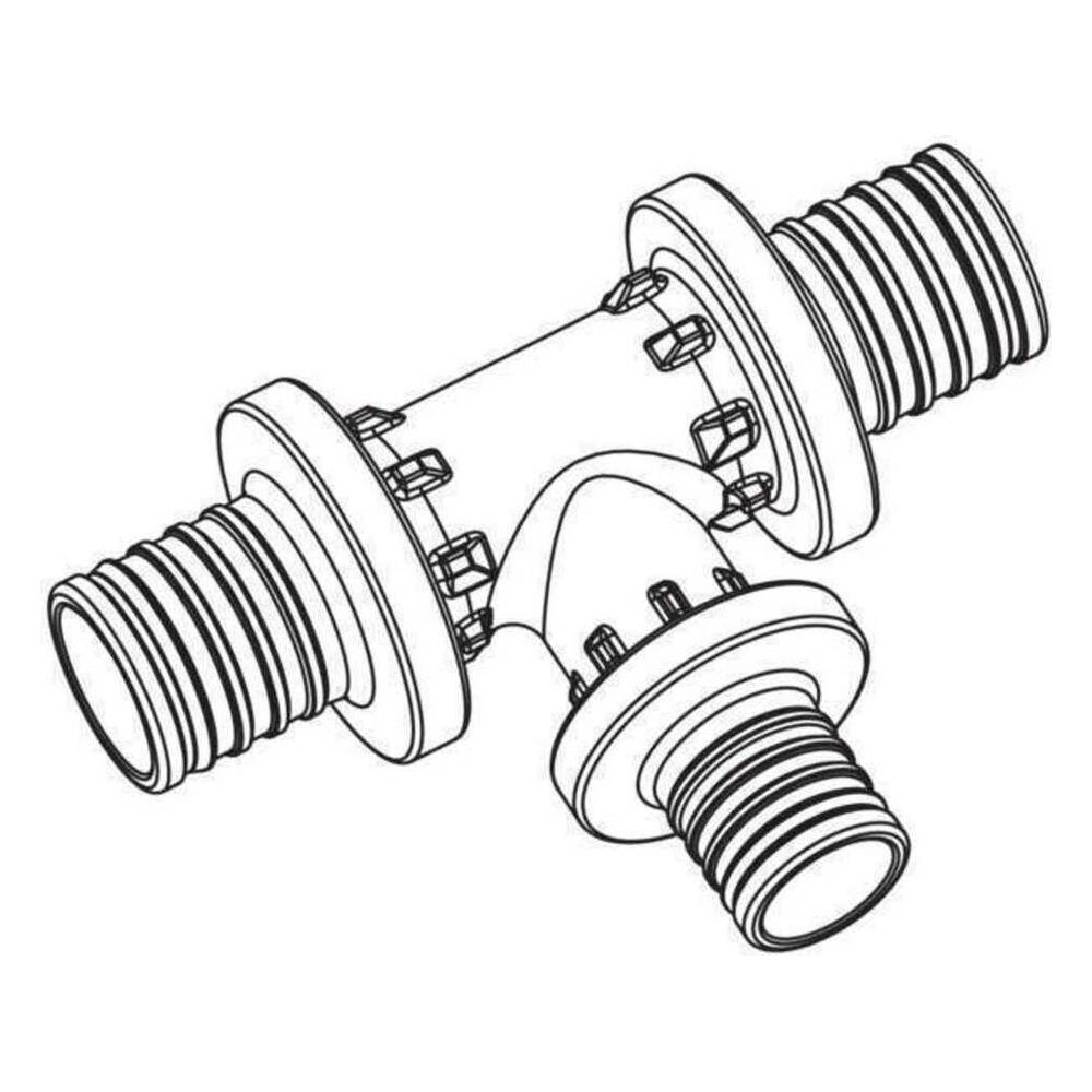Rehau T-Stück Rautitan PX, mit Zentriernocken, 25x20x25mm... REHAU-11600631001 4007360375836 (Abb. 2)